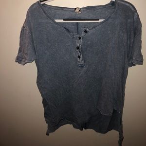 Denim look Free People Tee